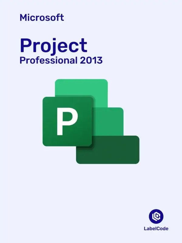 Microsoft Project Pro 2013 Labelcode