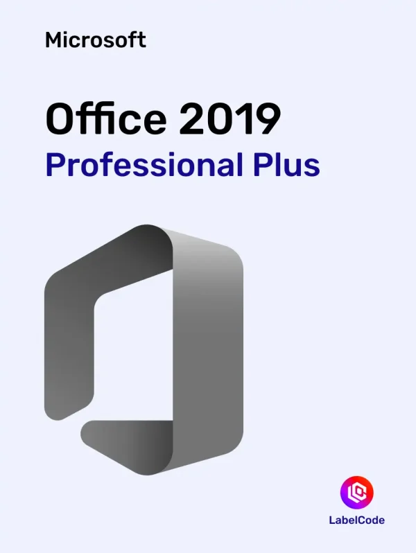 Лицензионный ключ Office 2019 Professional Plus Labelcode