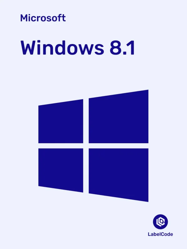 Лицензионный ключ Windows 8.1 Labelcode