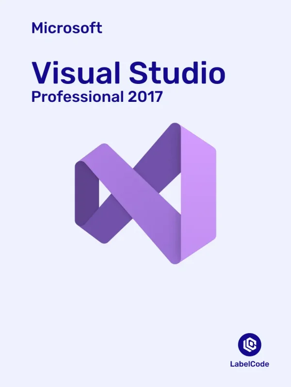 Лицензионный ключ Microsoft Visual Studio Pro 2017 Labelcode