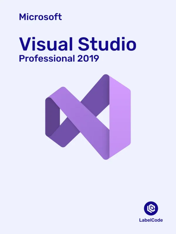 Лицензионный ключ Microsoft Visual Studio Pro 2019 Labelcode